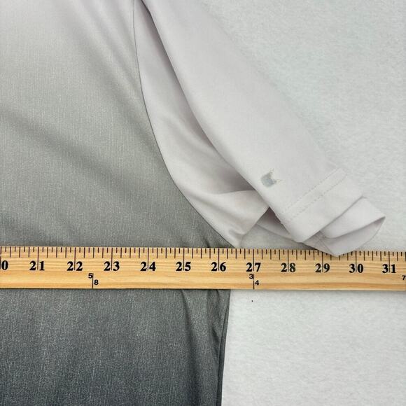 Colosseum Men's Polo Shirt Michigan State Spartans Ombre White to Black Size 3XL - Picture 6 of 8